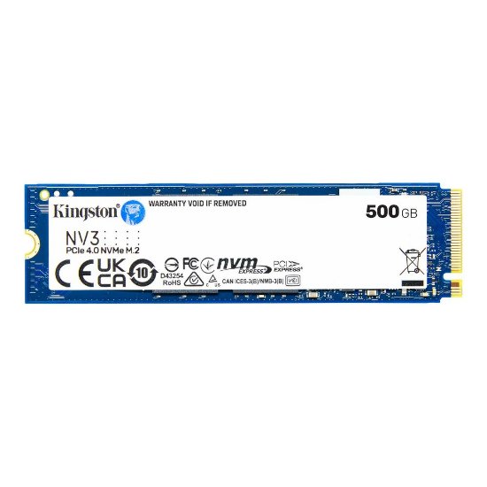 SSD 500GB KINGSTON NV3 SNV3S/500G, M.2 NVME PCIe 4.0, 2280, maks do 5000/3000 MB/s