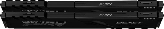 Memorija PC-25600, 32GB, KINGSTON Fury Beast KF432C16BBK2/32, DDR4 3200MHz, kit 2x16GB