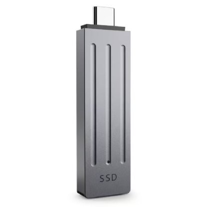 SSD vanjski 2TB SEAGATE Ultra Compact, STMX2000400, 1000 MB/s, USB-C, sivi