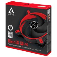 Ventilator ARCTIC BioniX P140 PWM PST, 140mm, 1800 okr/min, crveni