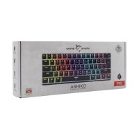 Tipkovnica WHITE SHARK GK-2202 Ashiko, RGB, crveni switch, mehanička, UK/HR, crna, USB