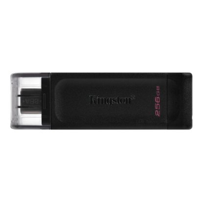 Memorija USB-C FLASH DRIVE, 256 GB, KINGSTON DT70/256GB, crni