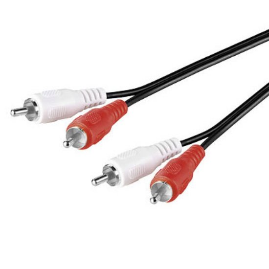 Kabel SBOX, 2 x RCA (M) - 2 X RCA (M), 1,5m