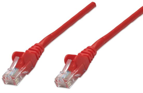 Kabel OCTIO, patch CAT6, U/UTP, crveni, 1m