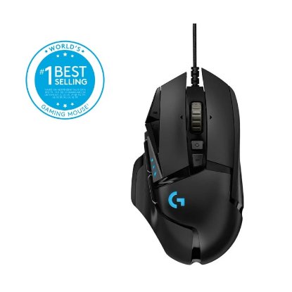 Miš LOGITECH Gaming G502 Hero RGB, optički, 25600dpi, crni, USB