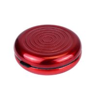 Novčanik za EUR kovanice, aluminijski, crveni