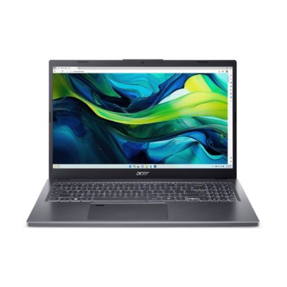 Laptop ACER Aspire 15 NX.KS7EX.00E / Core 5 120U, 16GB, 512GB SSD, Intel HD Graphics, 15.6" FHD TN, Windows 11, sivi