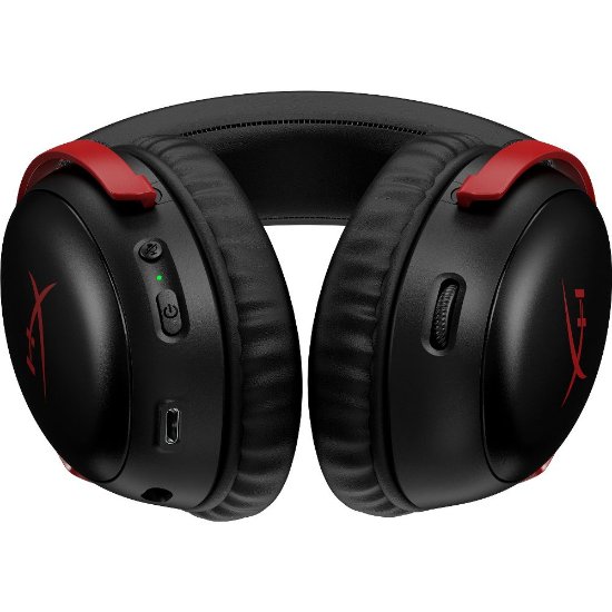 Slušalice HyperX Cloud III S Wireless, DTS, bežične, crno-crvene