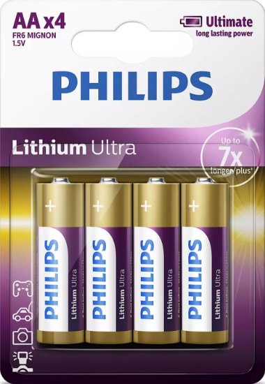 Baterija PHILIPS FR6LB4A/10, tip AA, 4kom