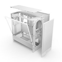 Kućište NZXT H5 Flow 2024, MIDI, ATX, window, bijelo, bez napajanja