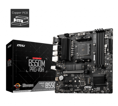 Matična ploča MSI MAG B550M Pro-VDH, AMD B550, mATX, s. AM4