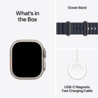 Pametni sat APPLE Watch Ultra2 v2 Cellular, 49mm Natural Titanium Case with Navy Ocean Band