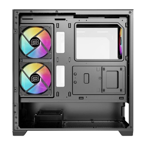 Kućište BIT FORCE SPARK ARGB-TG3, MIDI, ATX, crno, bez napajanja