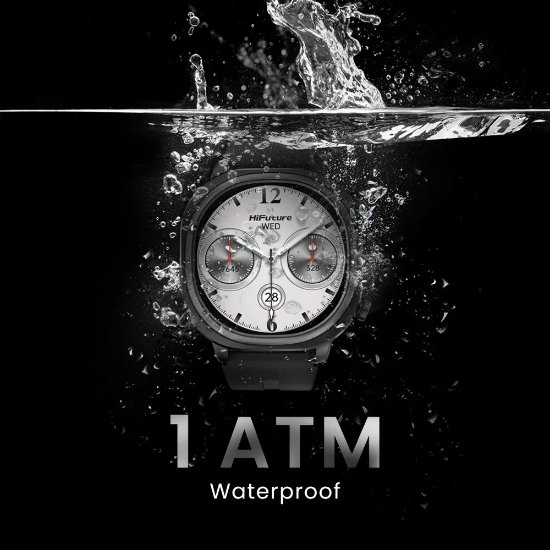 Pametni sat HIFUTURE AIX Lite, pametne obavijesti, srebrni