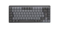 Tipkovnica LOGITECH MX Mechanical Mini Clicky, bežična, BT, crna