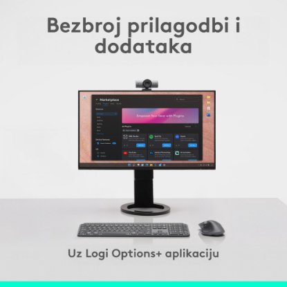 Miš LOGITECH MX Master 4, optički, bežični, BT, crni
