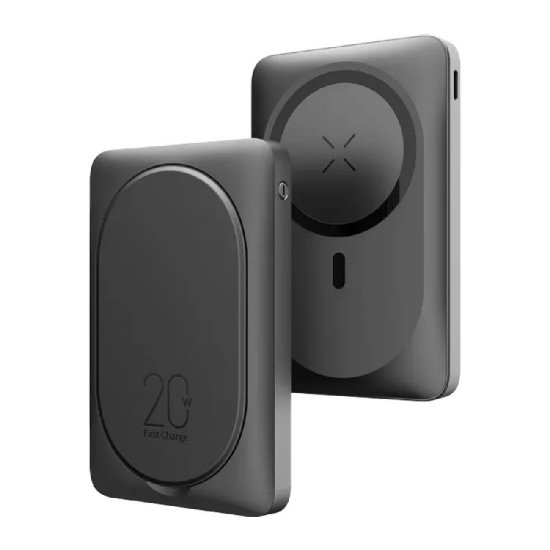 Mobilni USB punjač VEGER MagOn Pro, magnetni, 10000 mAh, crni