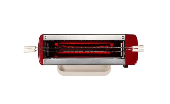 Roštilj električni ARIETE Steak House Grill Mod 730, 1300 W, crveno-bijeli