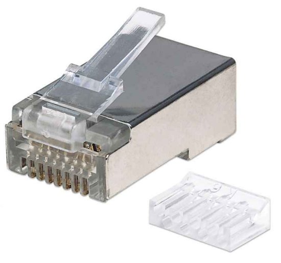 STP konektor INTELLINET Cat6 RJ45 Modular, dvostruki zupčasti terminal - 90 Kom