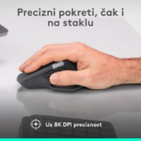 Miš LOGITECH MX Master 4, optički, bežični, BT, crni