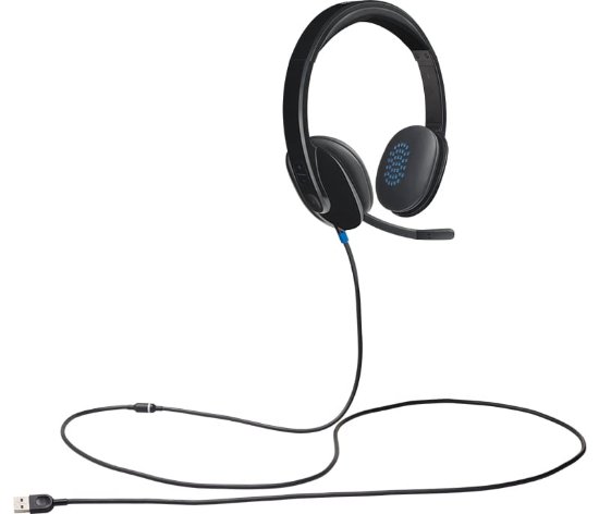 Slušalice LOGITECH Headset H540, USB, crne