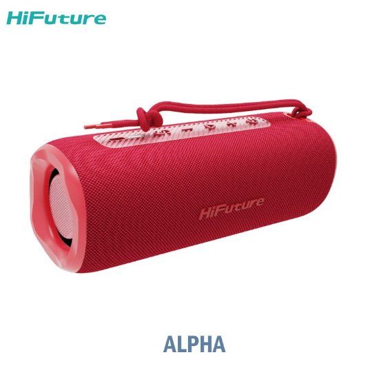 Zvučnik HIFUTURE Alpha, bluetooth, vodootporan, 20W, crveni