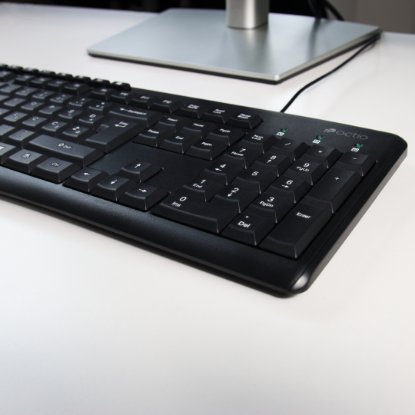 Tipkovnica OCTIO K100U, crna, USB