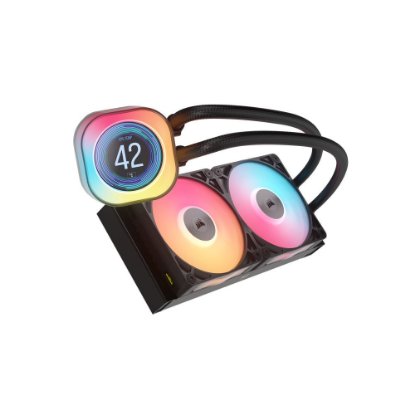 Vodeno hlađenje CORSAIR iCUE LINK TITAN RX LCD 240, za Intel i AMD