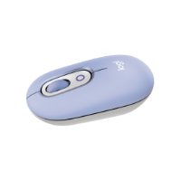 Miš LOGITECH POP, optički, bežični, USB, BT, 1000dpi, lila-bijeli