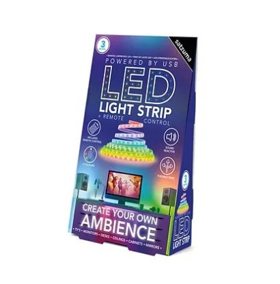 LED traka SATZUMA, RGB, USB, daljinski upravljač, 5m