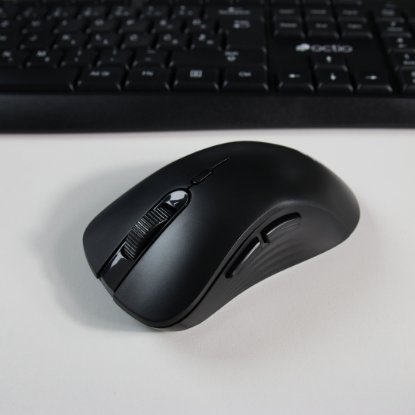 Miš OCTIO M301W, optički, bežični, 1600dpi, crni