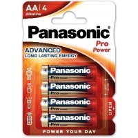 Baterija PANASONIC LR6PPG/4BP, 4 baterije, Alkaline Pro Power, AA