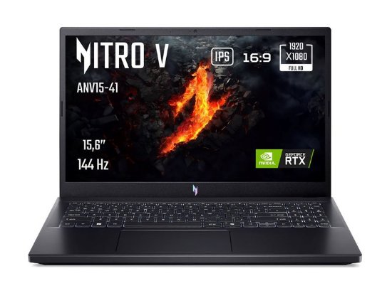 Laptop ACER Nitro V 15 NH.QPFEX.00K / Ryzen 5 6600H, 16GB, 512GB SSD, nVidia GeForce RTX 3050, 15.6" FHD 165Hz IPS, Windows 11, crni