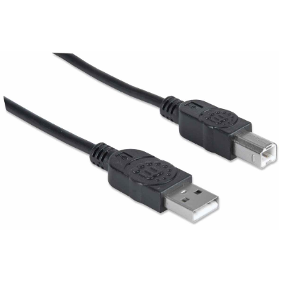 Kabel MANHATTAN, USB 2.0, USB-A (M) na USB-B (M), 3m (za printer)