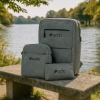 Ruksak za laptop OCTIO Essentials MultiPack, 15.6", sivi