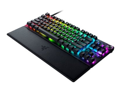 Tipkovnica RAZER Huntsman V3 Pro Tenkeyless, Analog Switch, RGB, US Layout, USB, crna