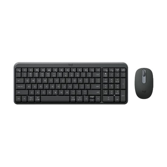 Tipkovnica + miš LOGITECH MK250 Compact Bluetooth Combo, bežična, crna