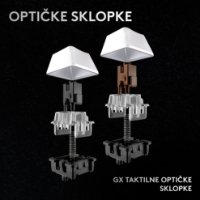 Tipkovnica LOGITECH Pro X 60 LIGHTSPEED, mehanička, bežična, RGB, bijela