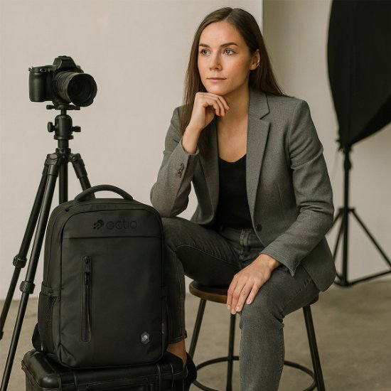 Ruksak za laptop OCTIO Urban, 15.6", crni