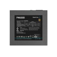 Napajanje 650W, DEEPCOOL PN650D, 12V-2x6, ATX V3.1, 120mm vent., crno, 80+ Gold