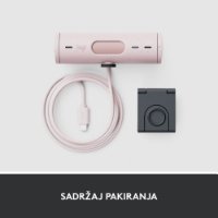 Web kamera LOGITECH Brio 500, roza
