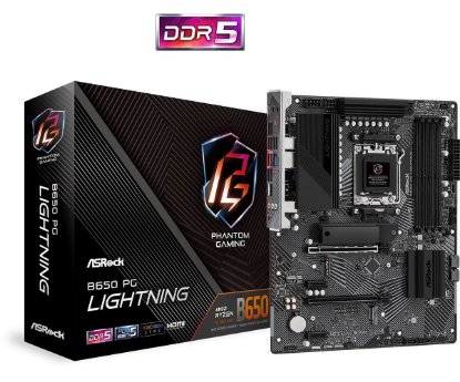 Matična ploča ASROCK B650 PG Lightning, AMD B650, DDR5, ATX, s. AM5