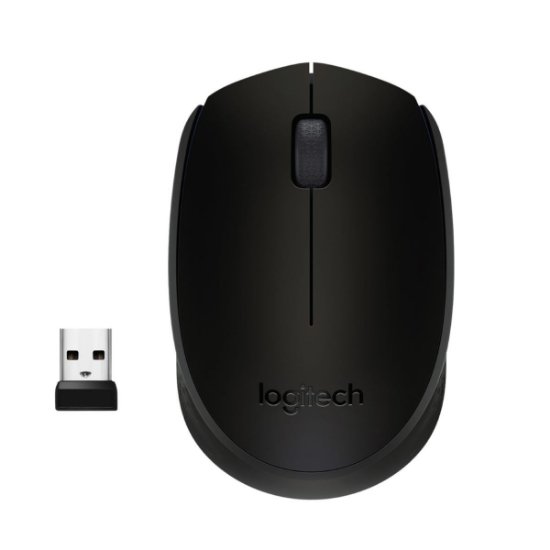 Miš LOGITECH M171, optički, bežični, crni