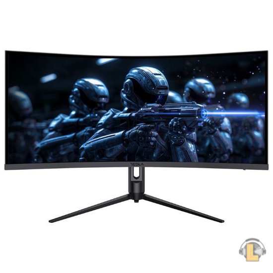 Gaming monitor 34" TESLA GH49 34GH949BW3, UWQHD, VA, 165Hz, 1ms, 500cd/m2, G-Sync, FreeSync, zakrivljeni, zvučnici, crni