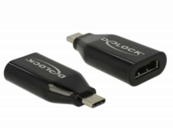 Adapter DELOCK, USB-C (M) na HDMI (Ž) Alt način rada, 4K 60Hz, crni