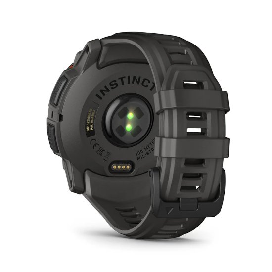 Pametni sat GARMIN Instinct 3 Solar 50mm, GPS, HR, pametne obavijesti, crni