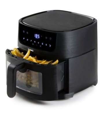 Friteza na vrući zrak DOMO DO540FR, 1500 W, 6 l, 1.5 kg, crna