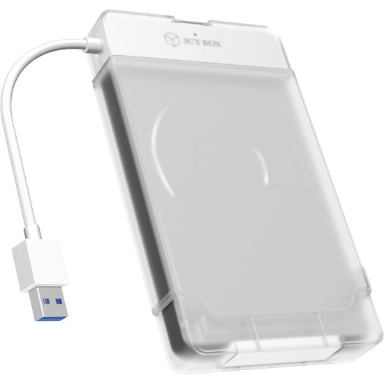 Eksterno kućište ICY BOX IB-AC703-U3, 2.5" SATA, USB 3.0, prozirno