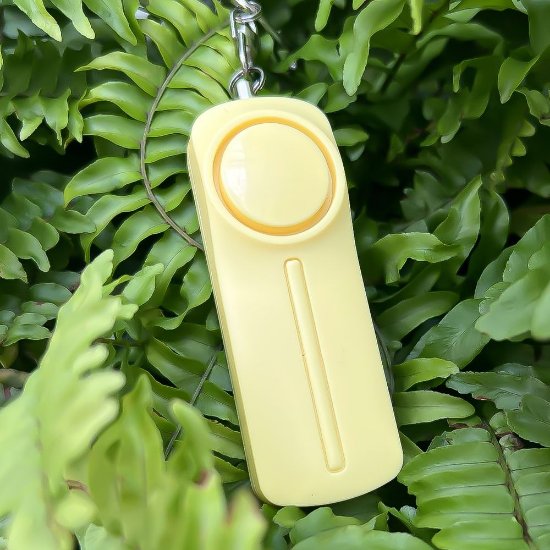 Osobni alarm ARIZA AF-9400, privjesak, LED svjetlo, žuti