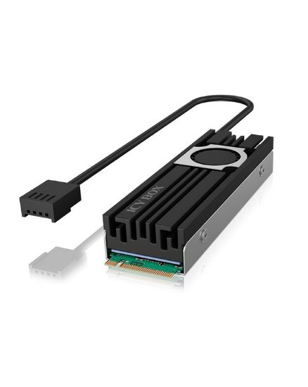 Hladnjak ICY BOX, za M.2 NVMe SSD, 20mm, srebrni